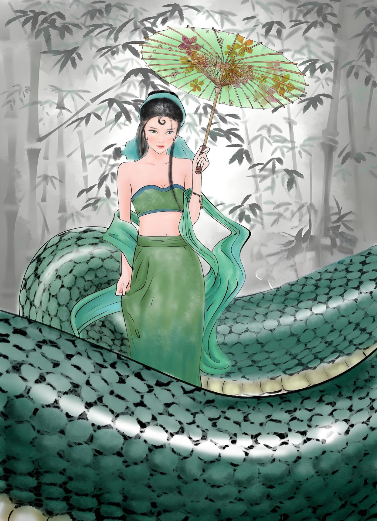 小青具体应该怎么画