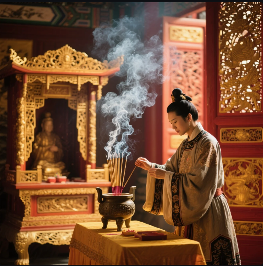 烧香拜神的先后顺序:先点香还是先祈福?遵循古礼,心诚则灵!