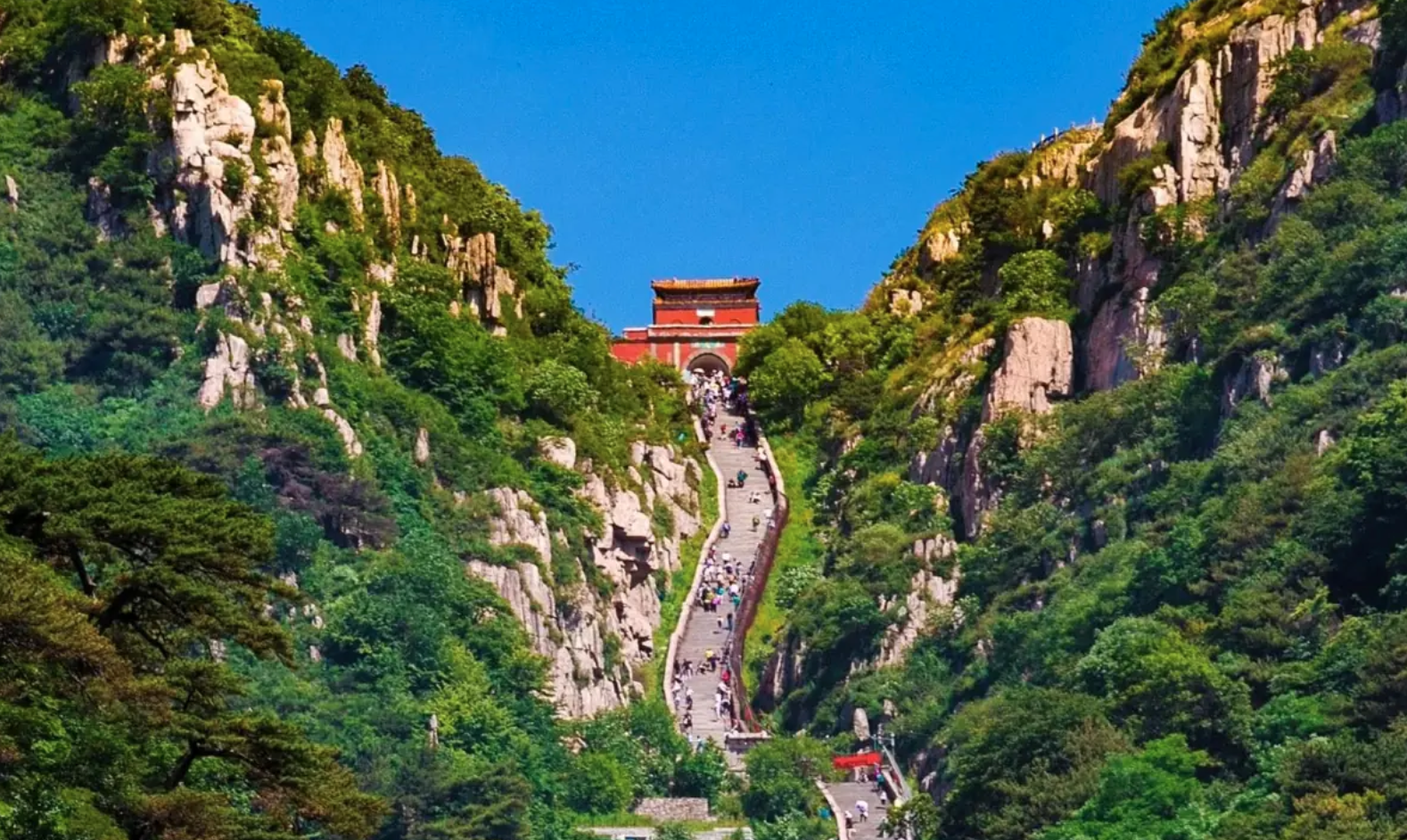 泰山八大景图片