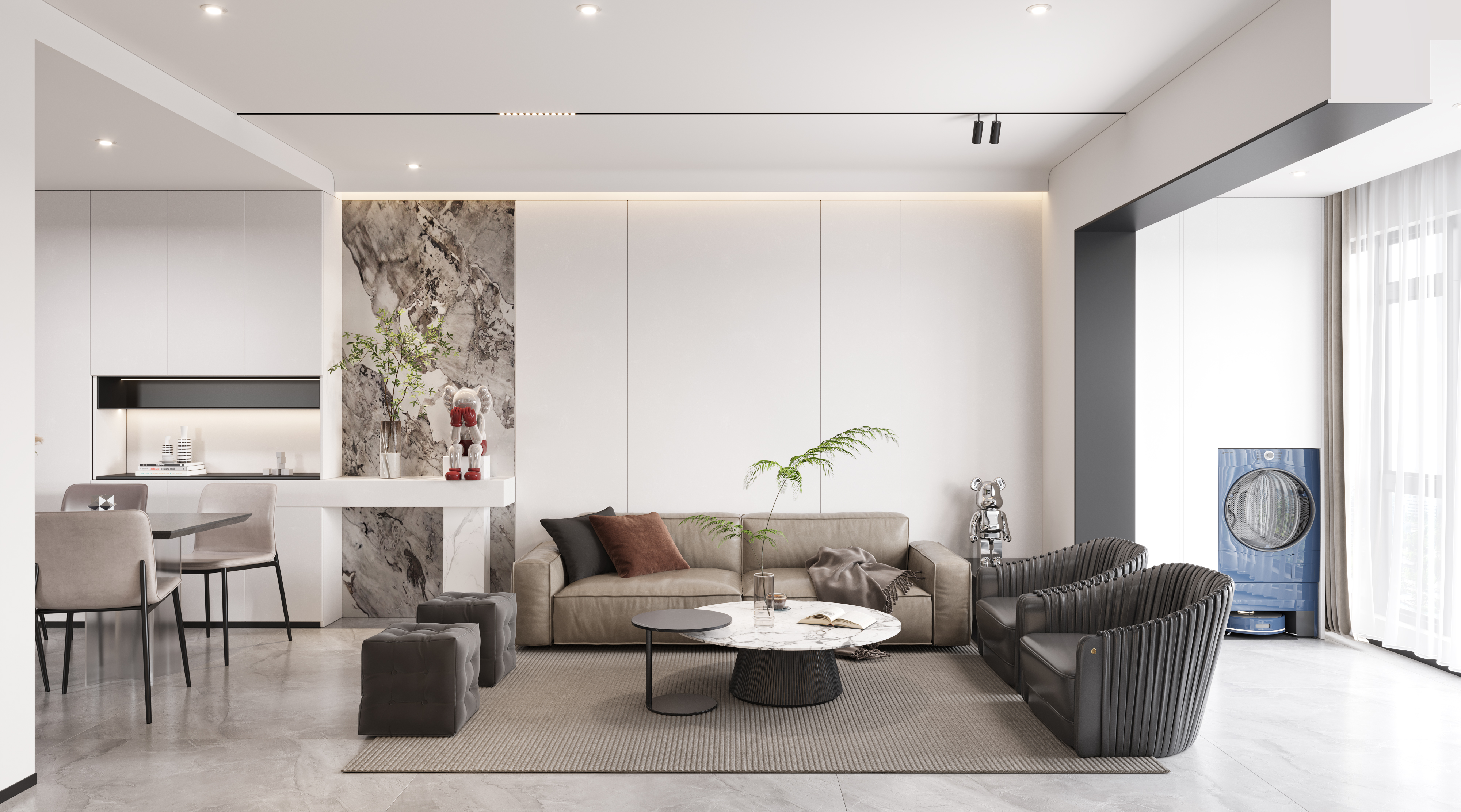 昆明润城三辰府装修丨又美出新高度了!现代风装修请都按这标准来