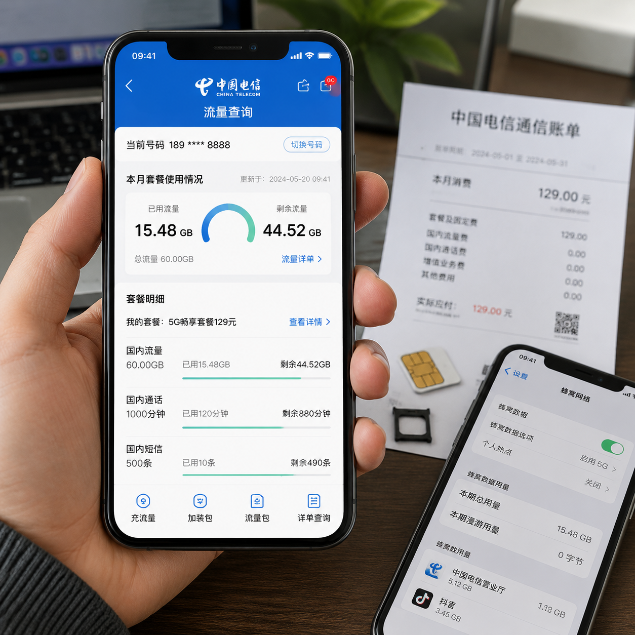 电信手机号流量查询电话是多少啊