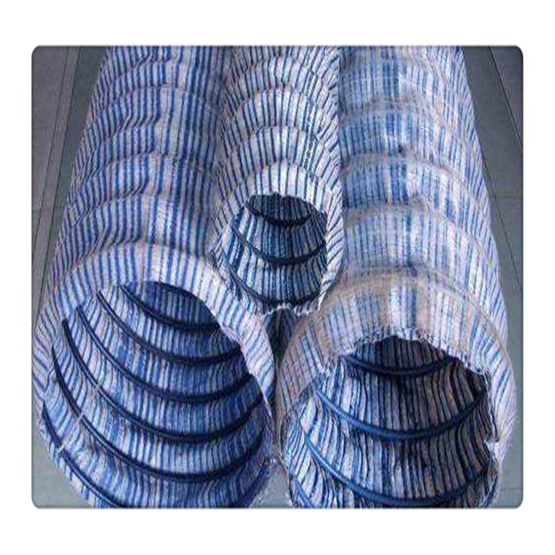 纵横向软式透水管 加劲弹簧高强透水管