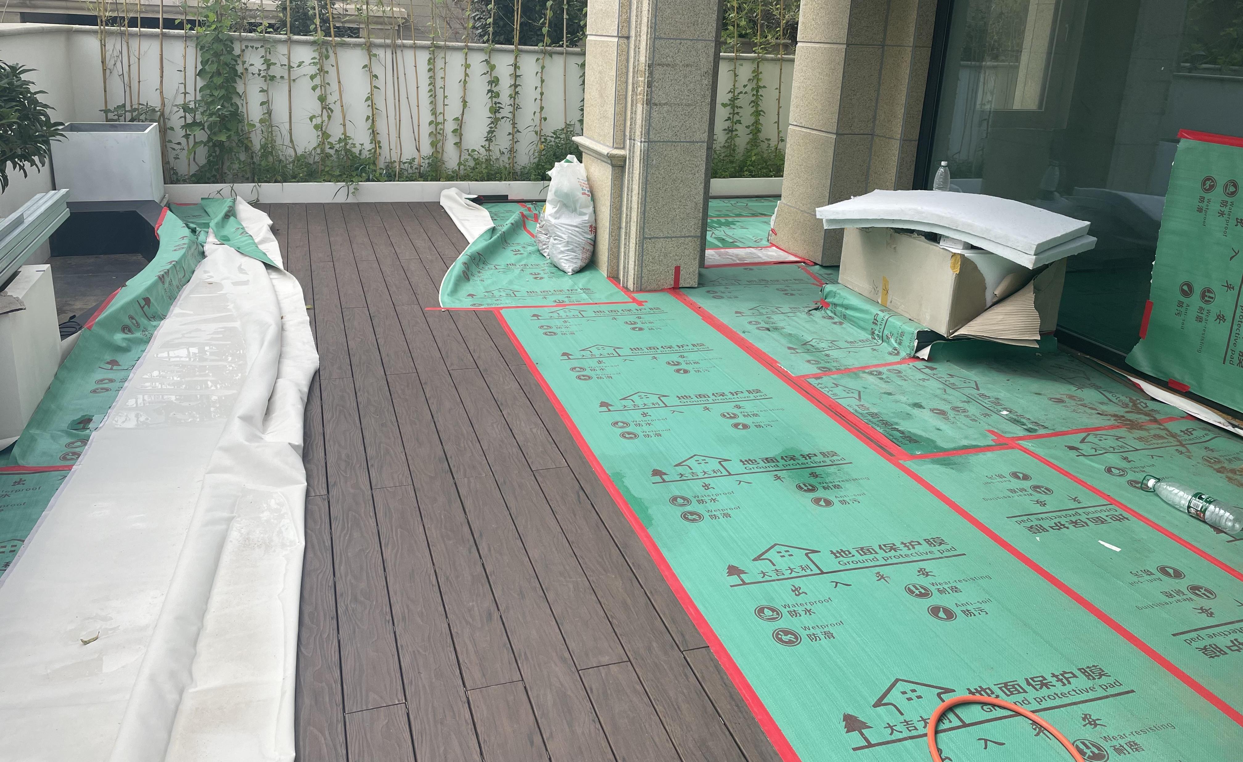 户外木塑地板安装时一定要注意这几点