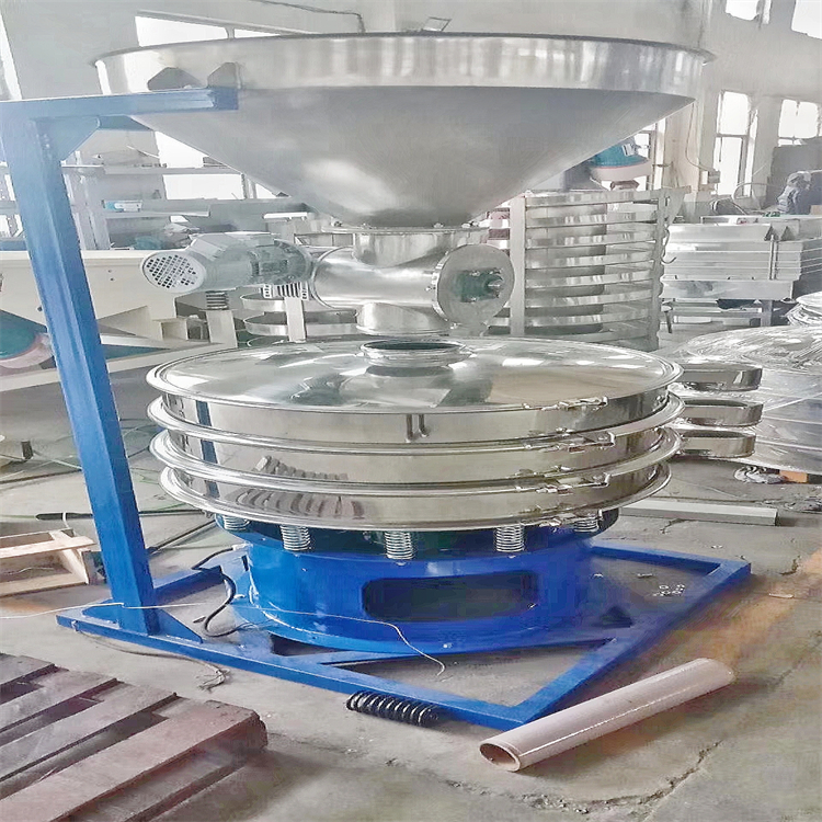 面粉圆形振动筛18目分级除杂过滤面粉粗细粉带导流环精细筛