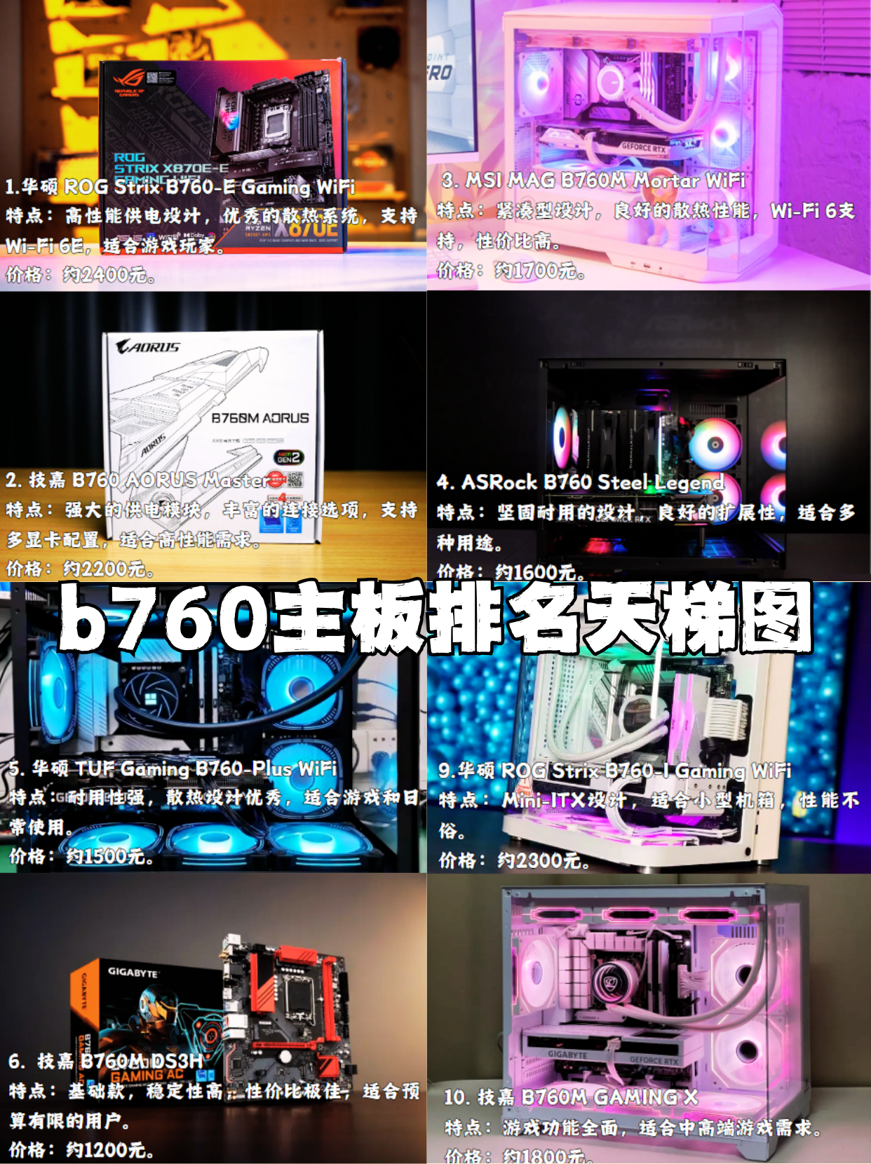 b760配什么cpu最佳