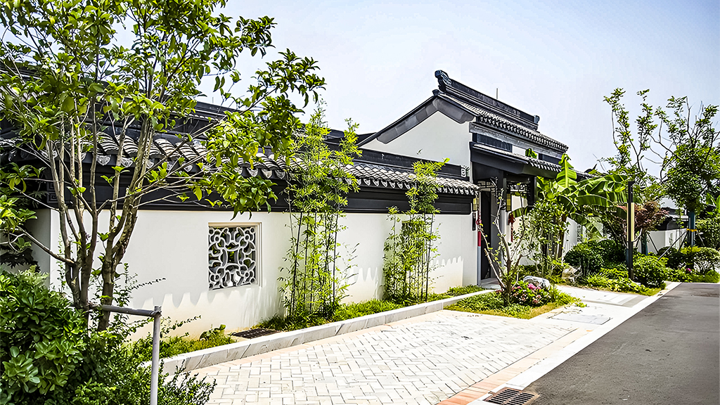 新中式庭院围墙怎样与周边环境融合