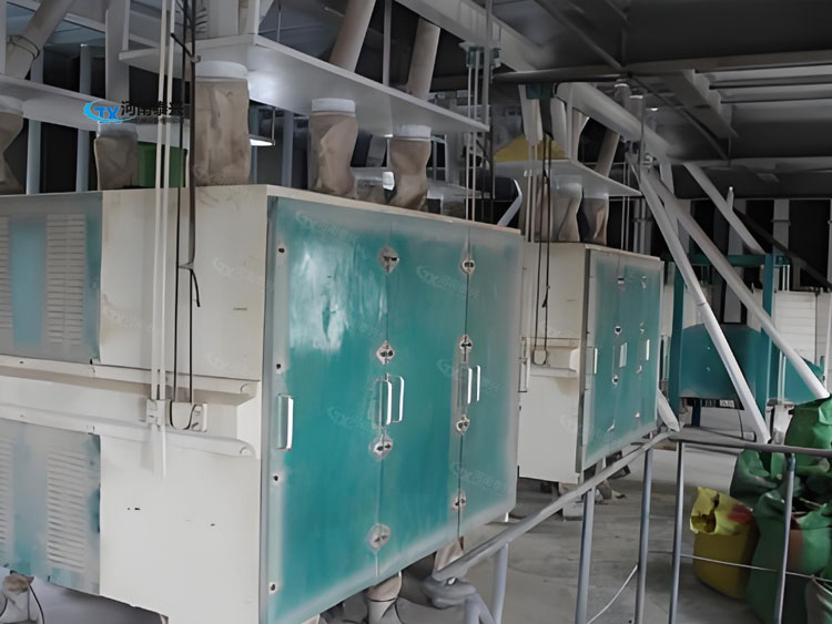 日处理50吨小麦面粉机械构造与功能