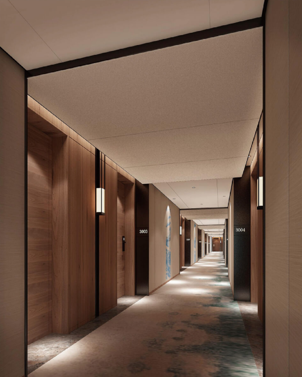 酒店走廊效果图设计:创意与个性的展示,打造独特视觉走廊