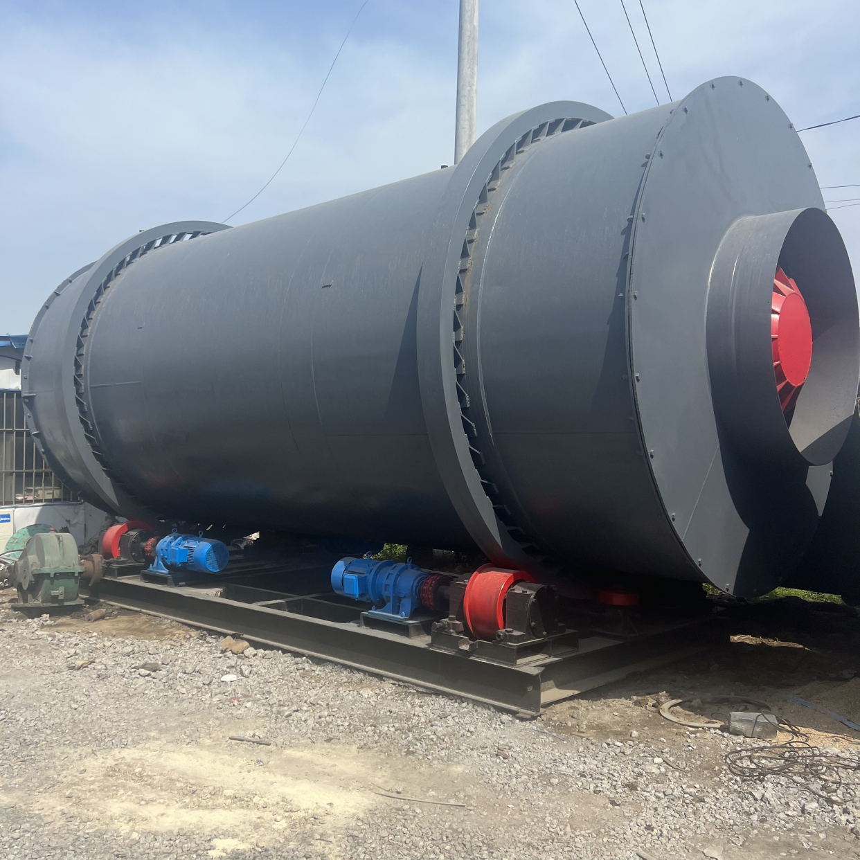 二手粉煤灰滚筒烘干机如何选购,工作效率的判断