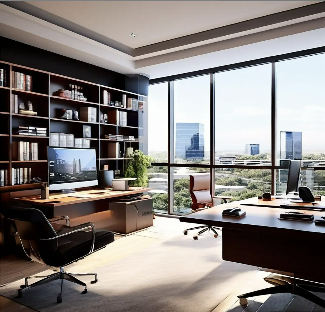 老板办公室怎么装修?效果图免费分享!