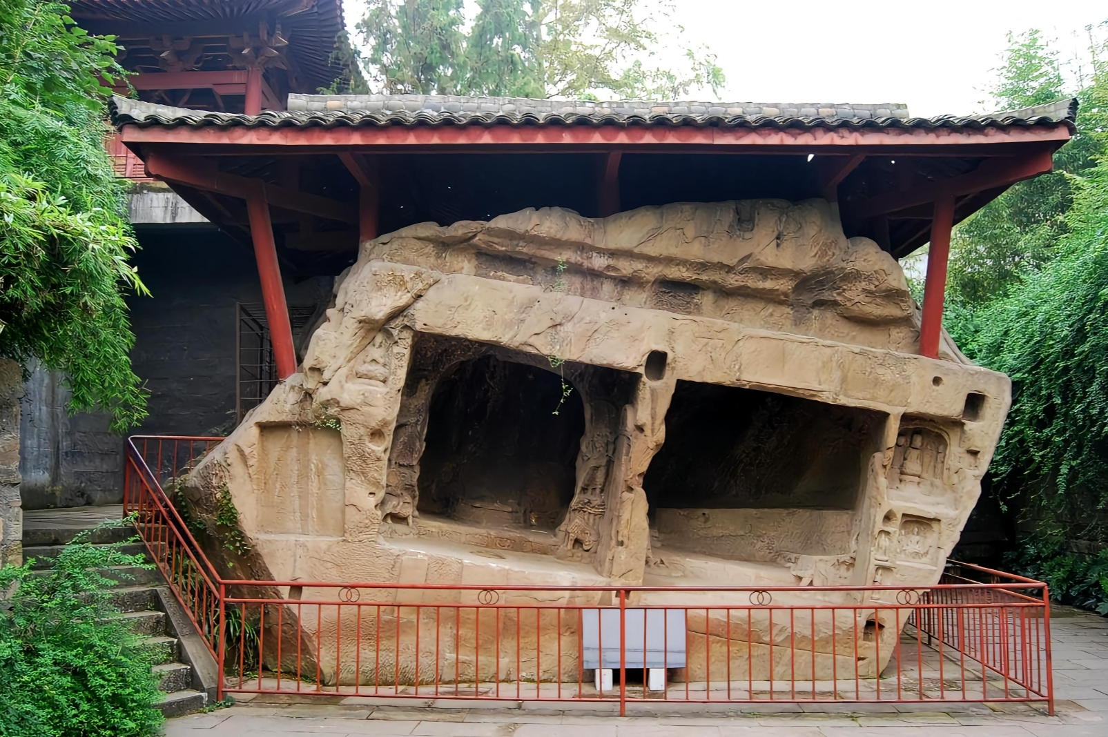 广元景点皇泽寺图片