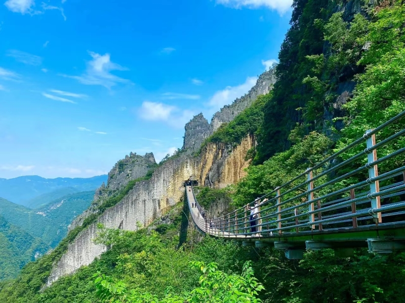 武陵峡风景区图片