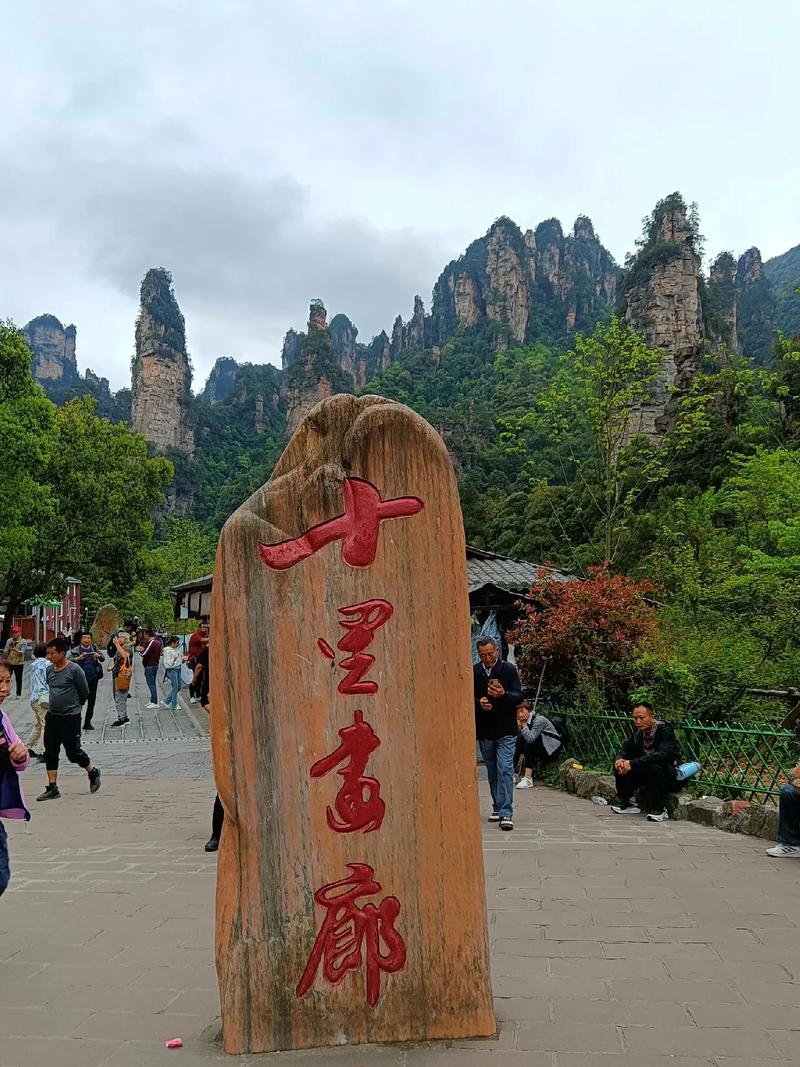 张家界十里画廊全年开放,自然美景与历史遗迹等你来
