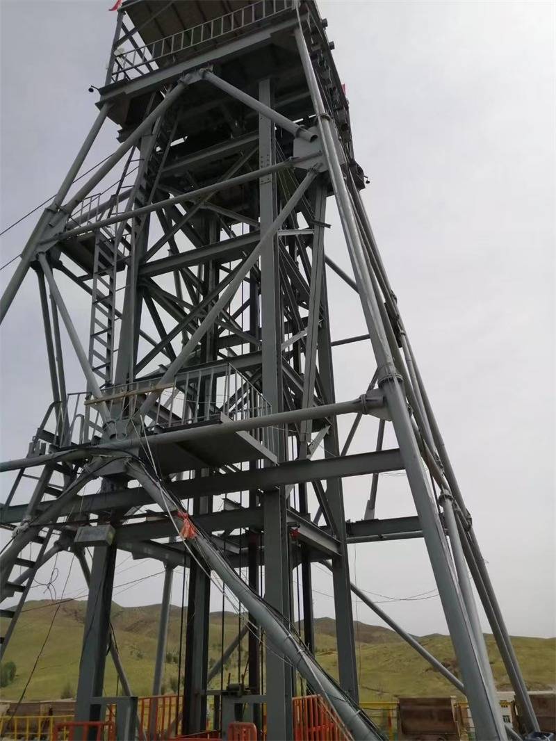 二手井架 二手一型凿井井架适用于哪些行业