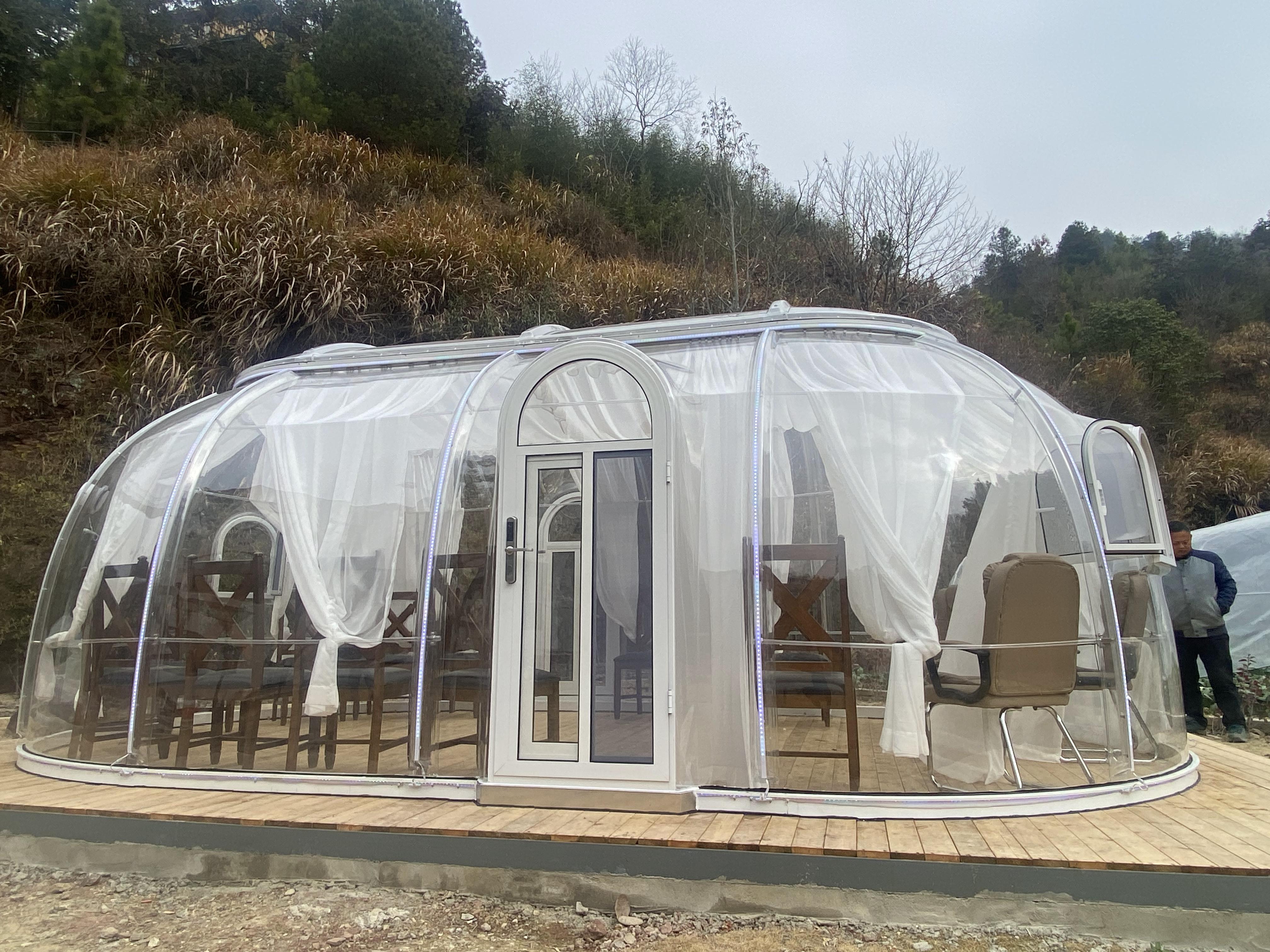 pc材质的星空屋夏天热不热