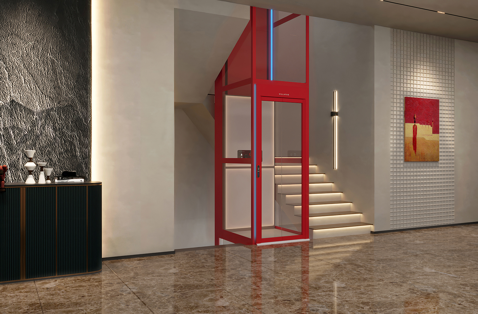 一般来说,三层别墅电梯