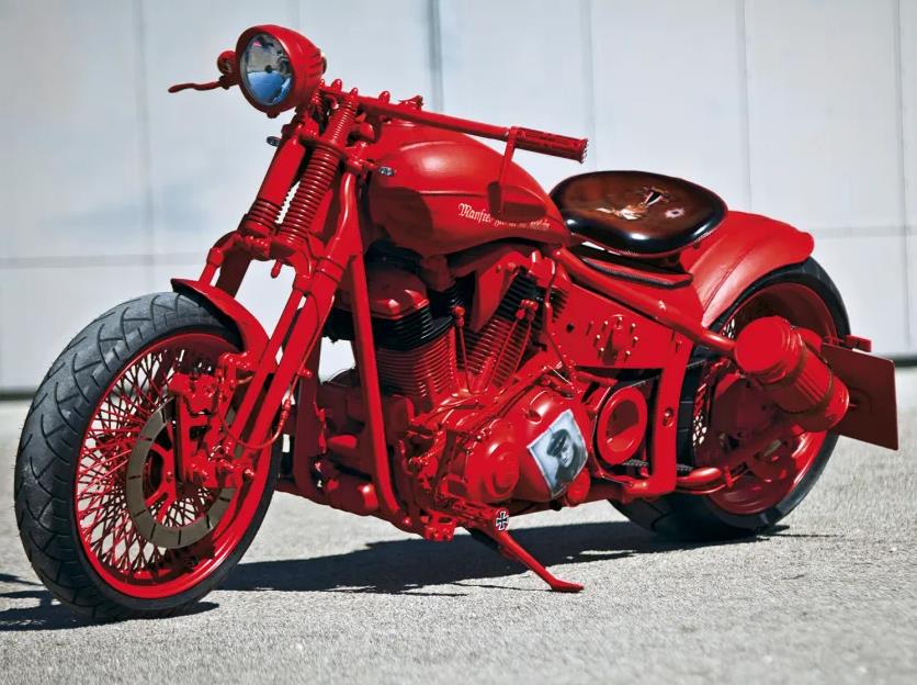 红色男爵 雅马哈xv 1600定制欣赏