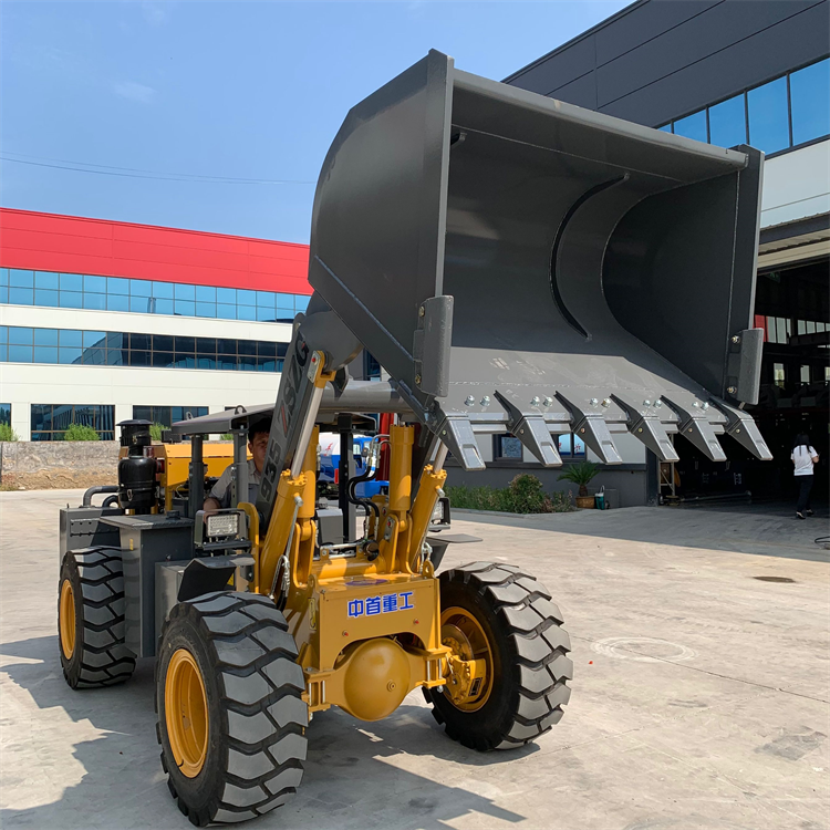 煤矿防爆井下铲车斗容1方的矿用装载机带侧翻铲斗