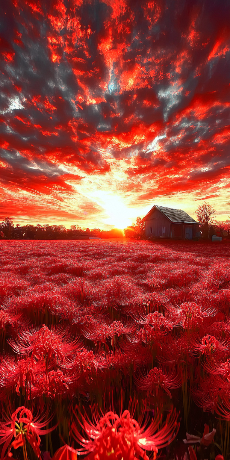 彼岸花又名曼珠沙华,花开彼岸,天各一方!