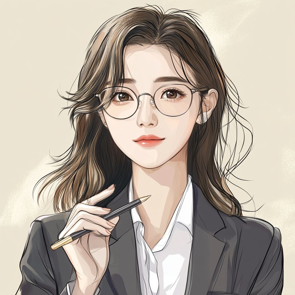 自信开朗女生头像,手绘女生森系治愈