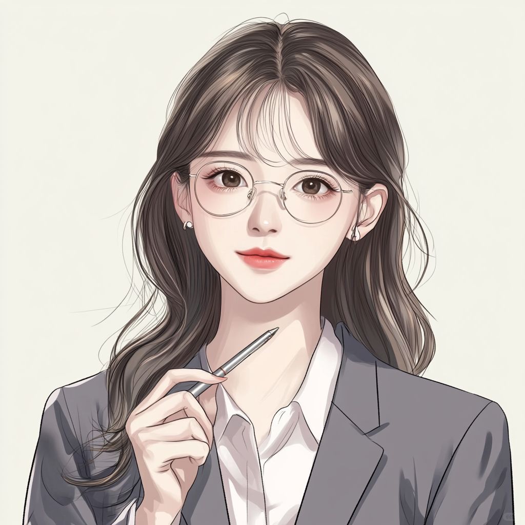 自信开朗女生头像,手绘女生森系治愈