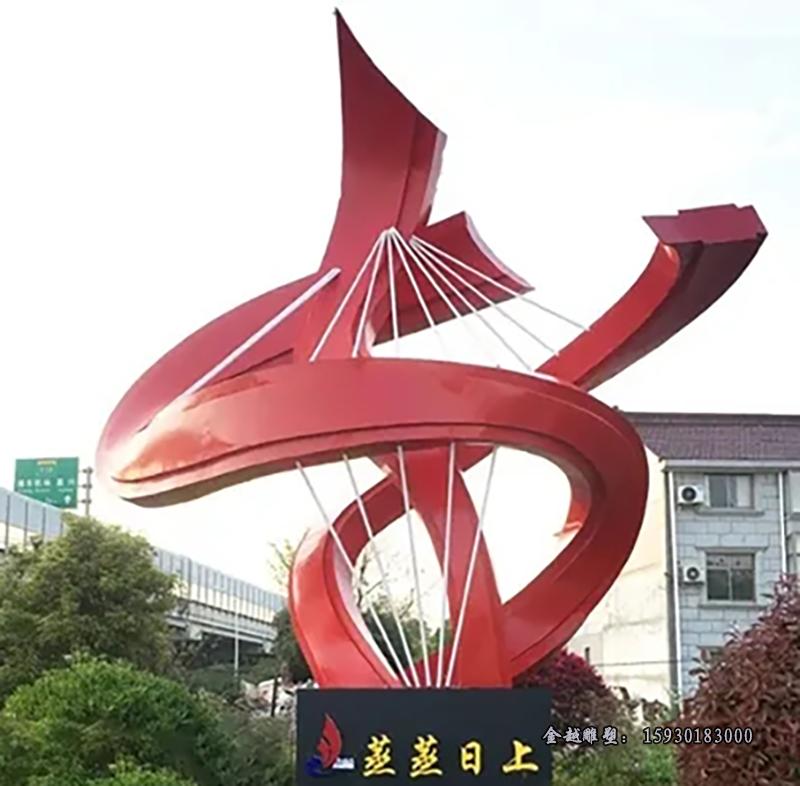 企业不锈钢文化标志雕塑给企业带来什么影响呢?