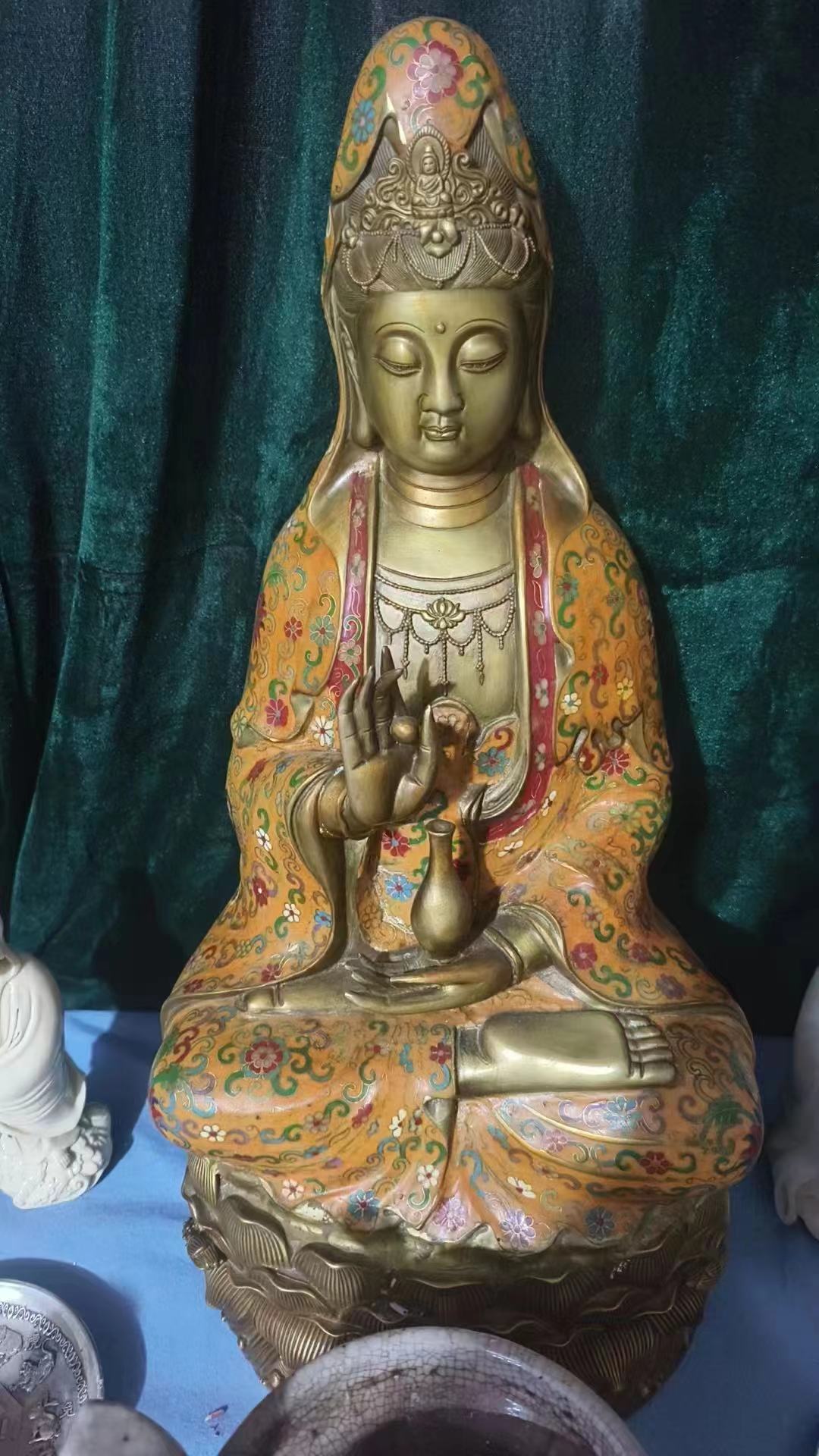 景泰蓝《观音像》