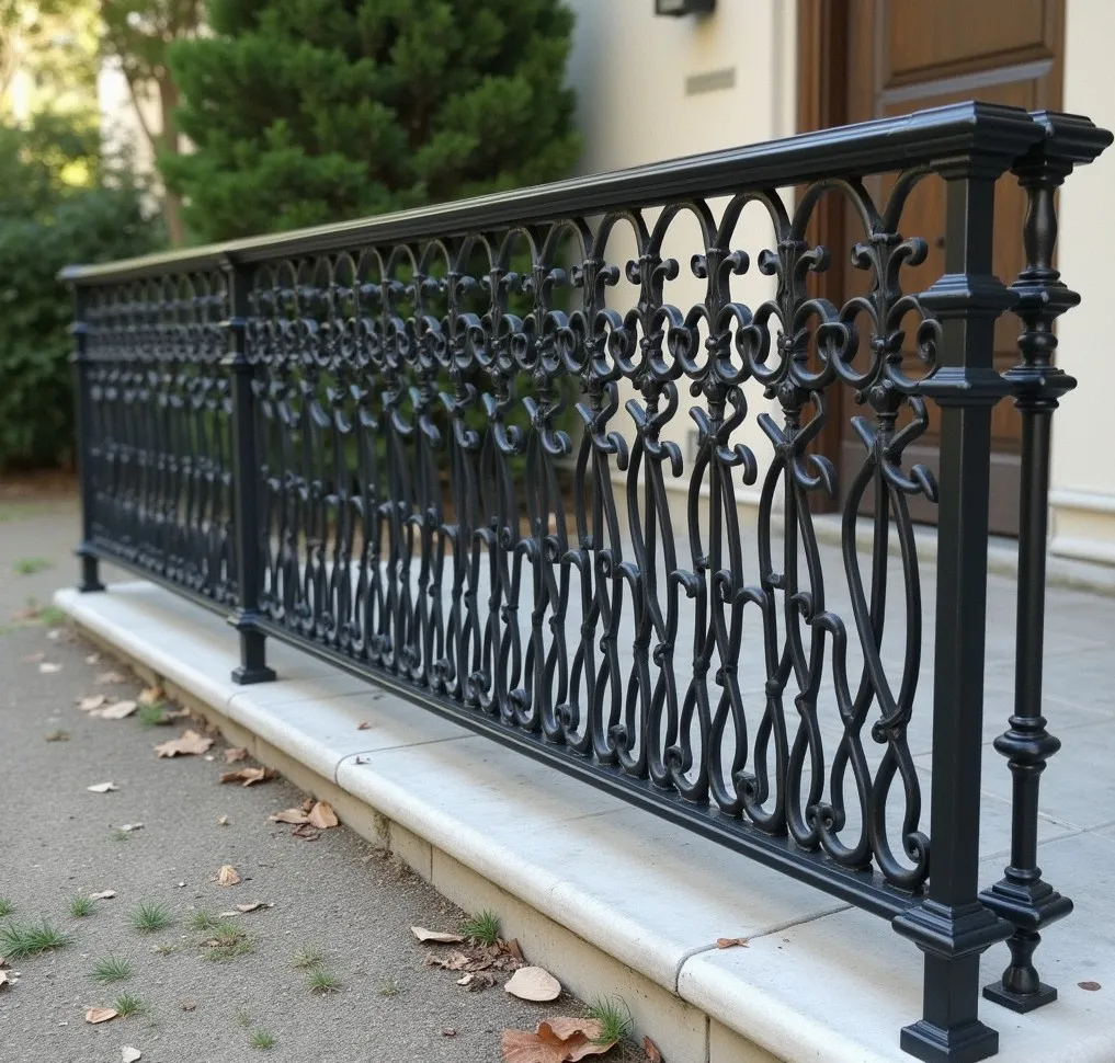 铁艺栏杆定制:创意绽放,铸就独特之美