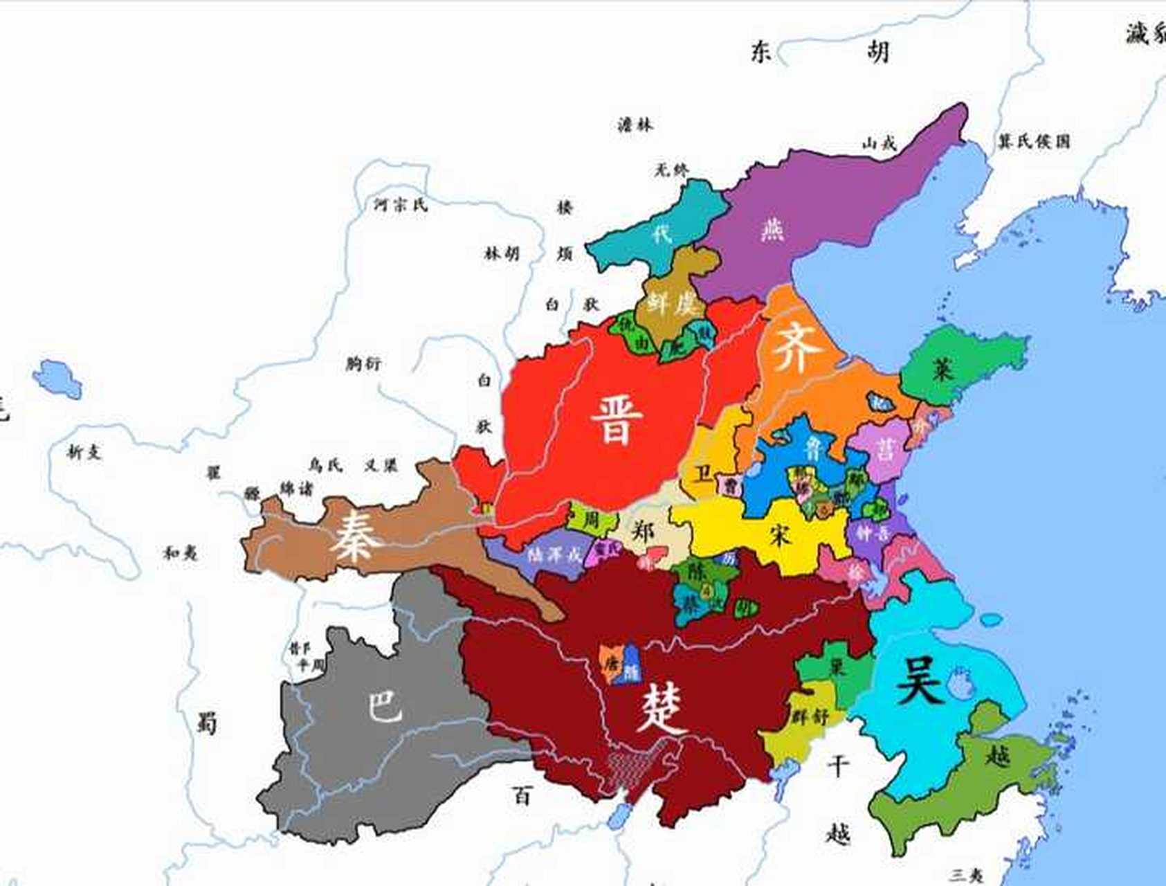 春秋战国是周朝名存实亡后的割据时期,分春秋和战国两个阶段.