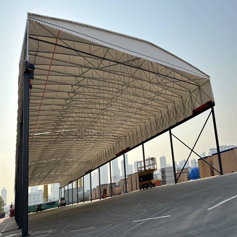 宿迁工地电动防雨棚厂家定制