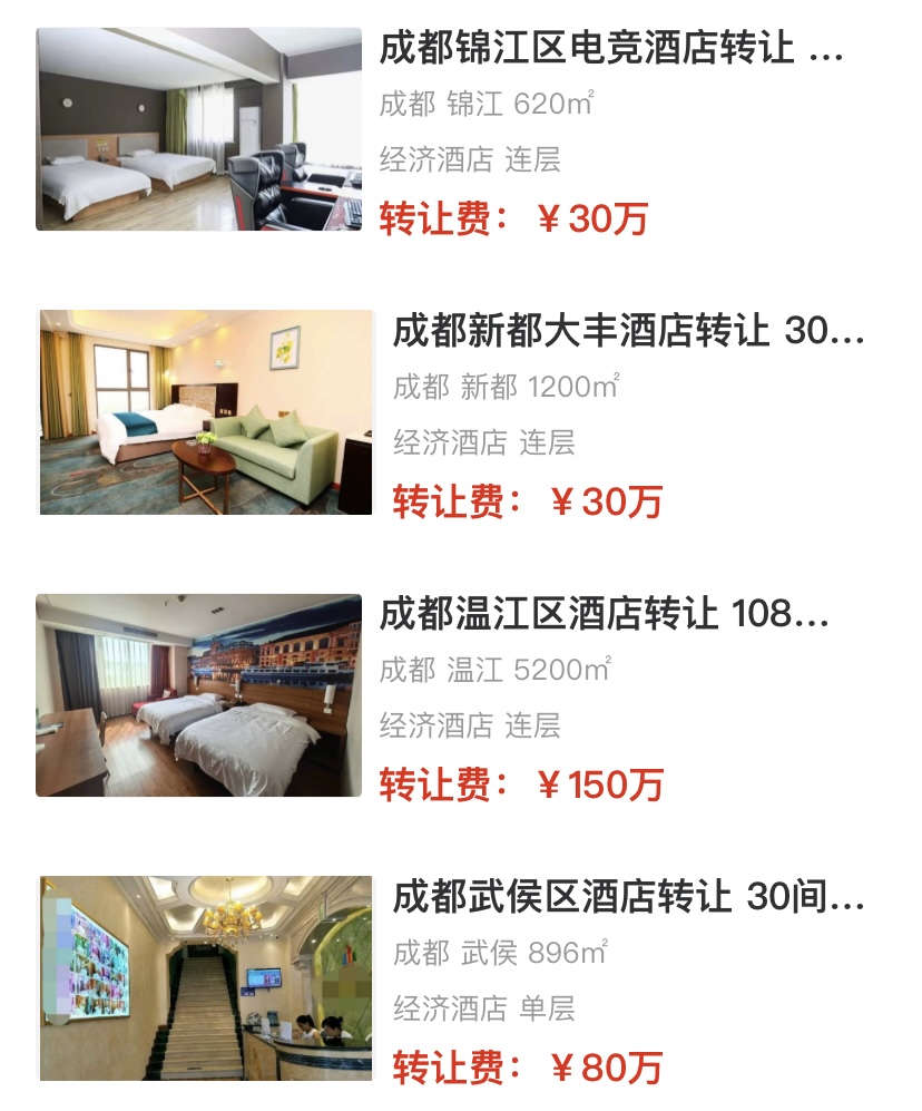 成都酒店公寓转让信息 2426期|指点网