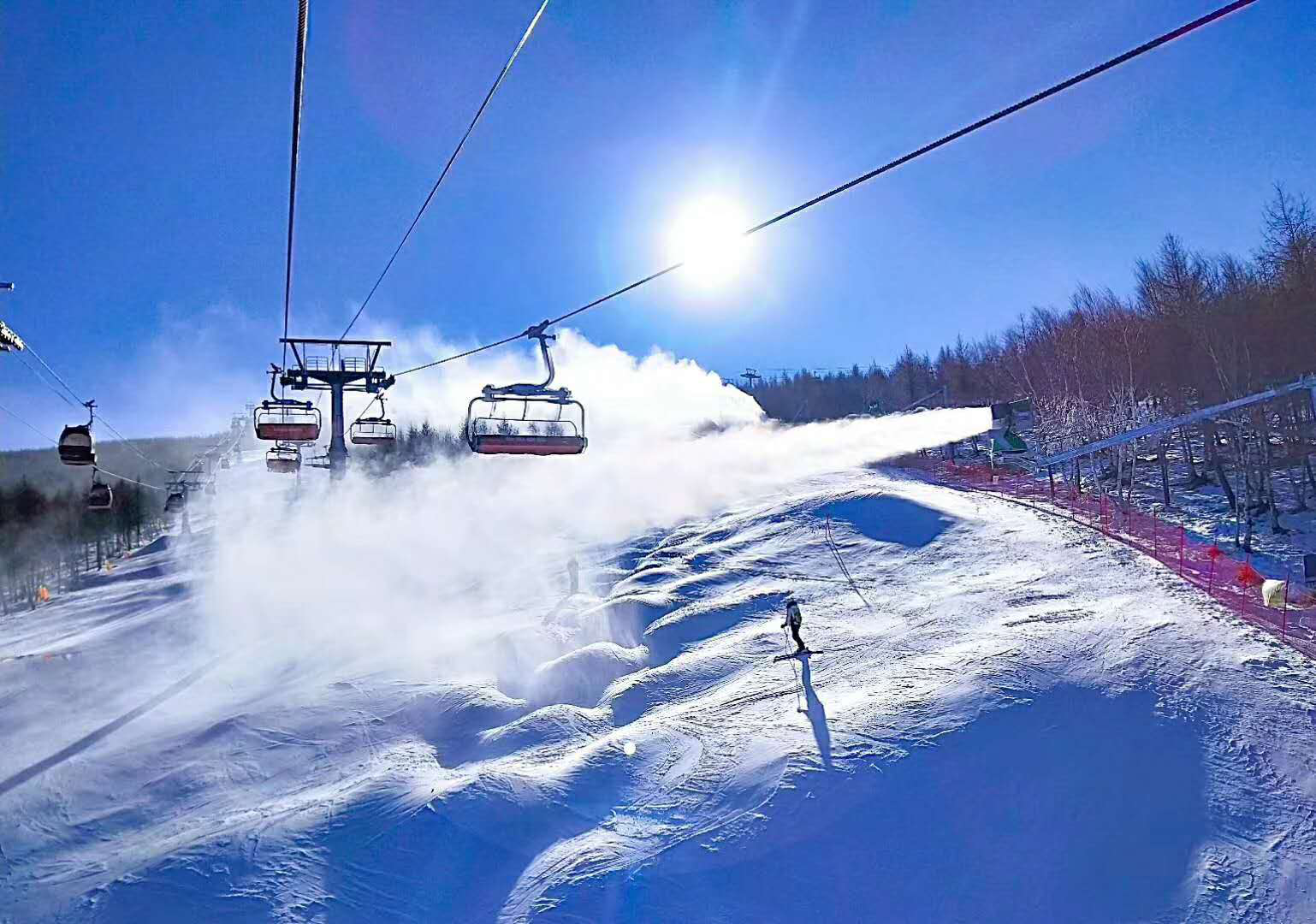 七台河市万宝山滑雪场图片