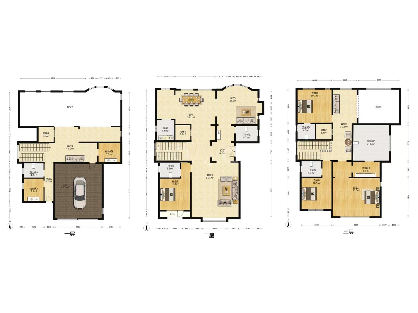 度标拍卖:朝阳北苑润泽御府独栋别墅:637