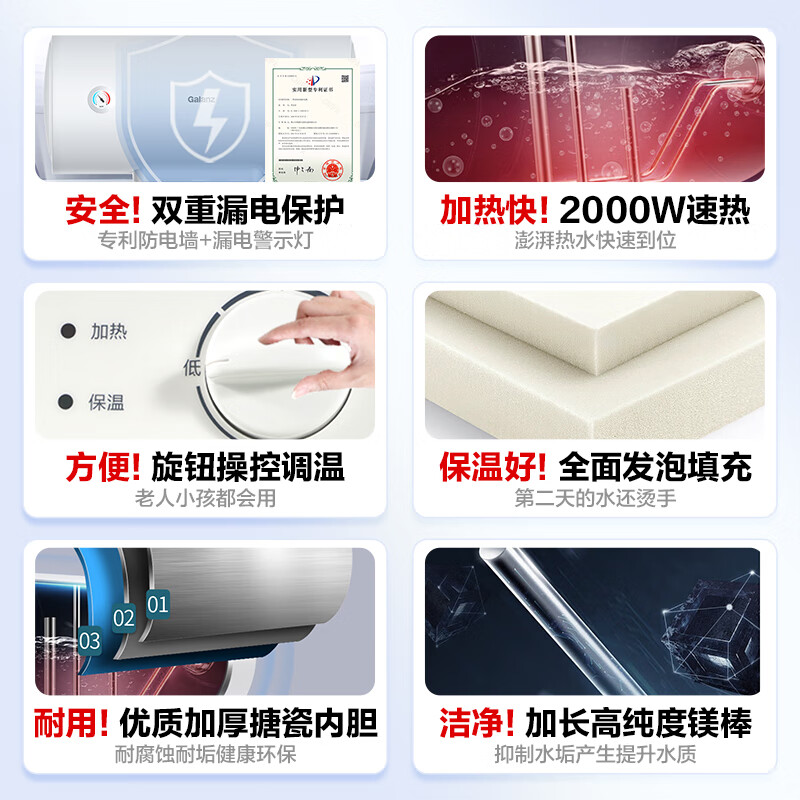 格兰仕热水器使用图解图片