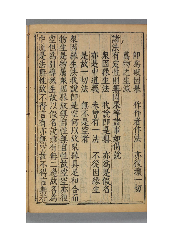 《中论》东晋.龙树菩萨著