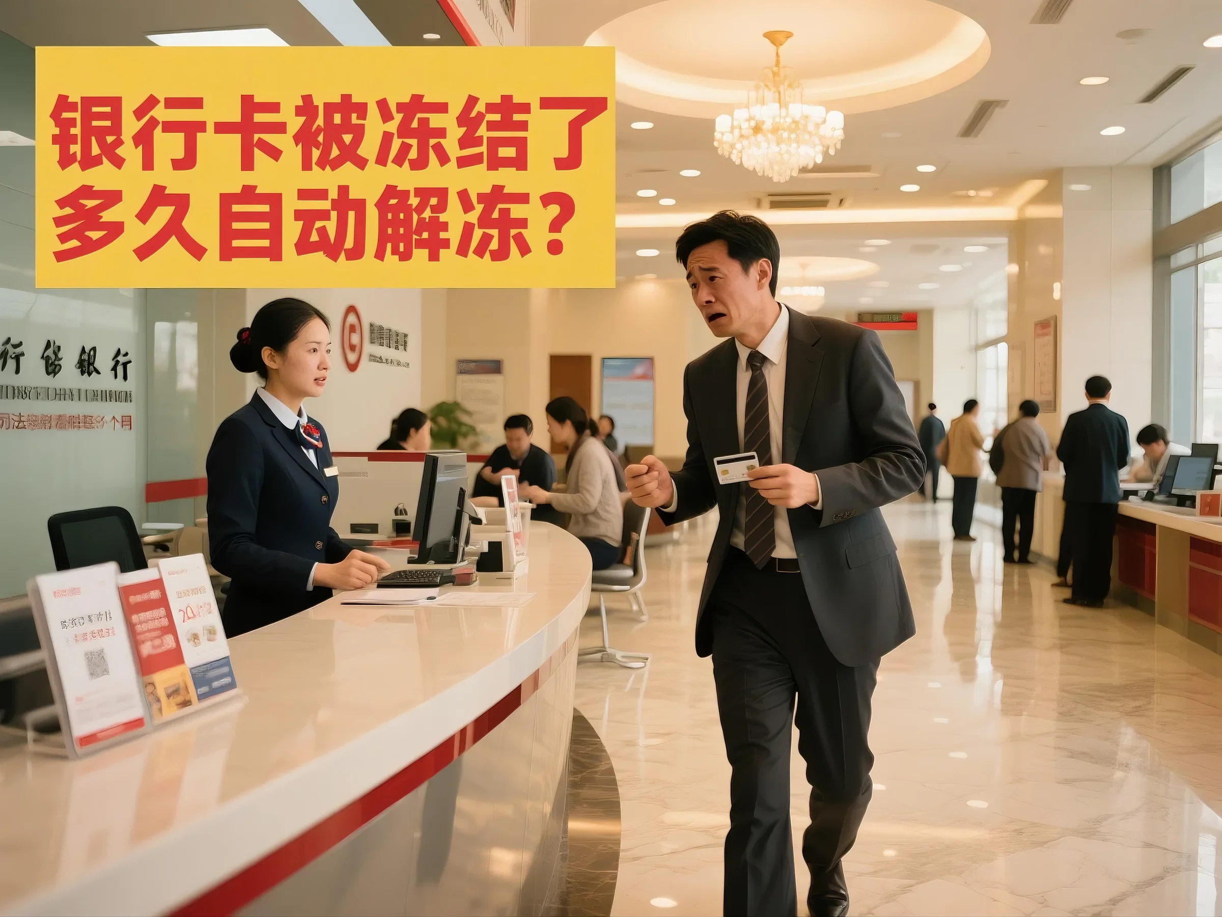 关于民生银行被冻结,时间多久解冻?的信息