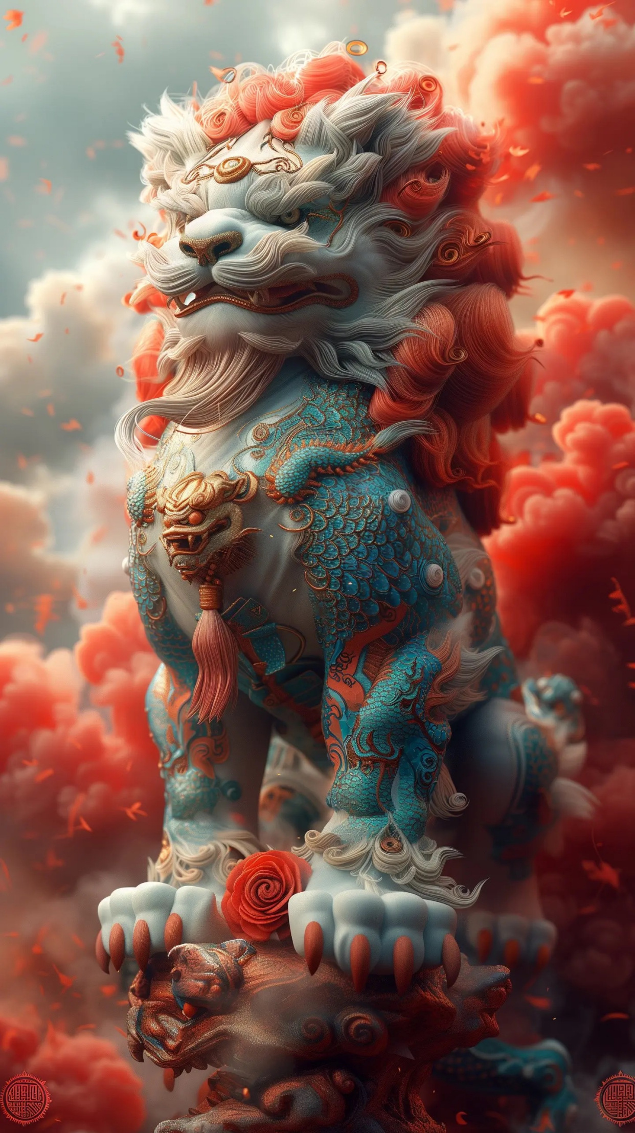 富贵祥和,瑞兽麒麟