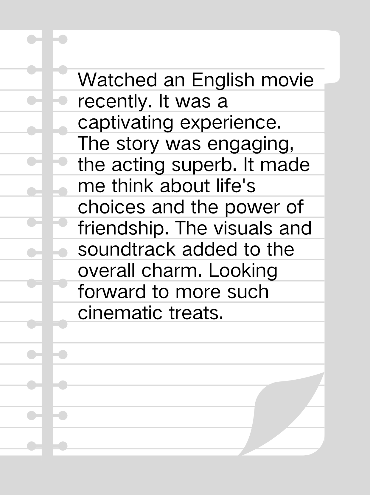 电影影评英语作文 电影影评英语作文