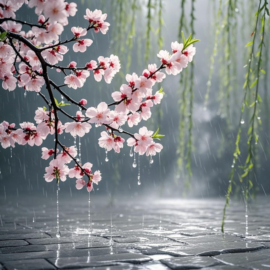 春日系壁纸:沾衣欲湿杏花雨