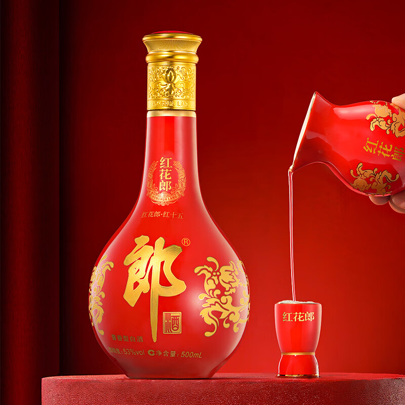 郎酒红花郎15:酱香盛宴,高端礼盒装的品味之选