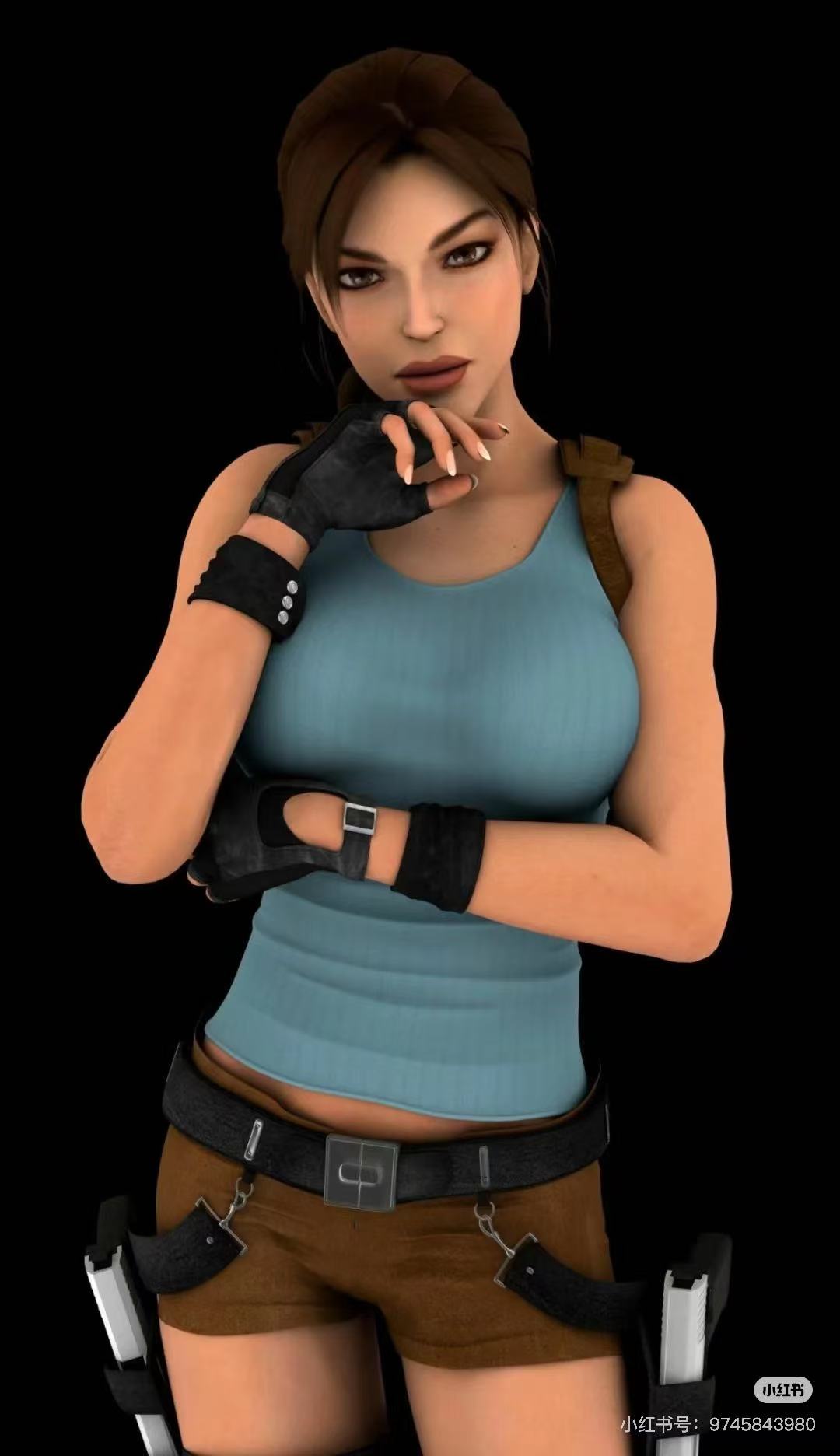 国外性感美女cos《古墓丽影》劳拉