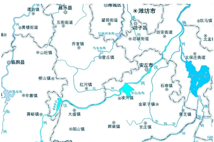 山东半岛最大河流—潍河及其10条主要支流的探索
