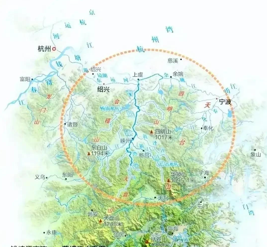 浙江省水系图图片