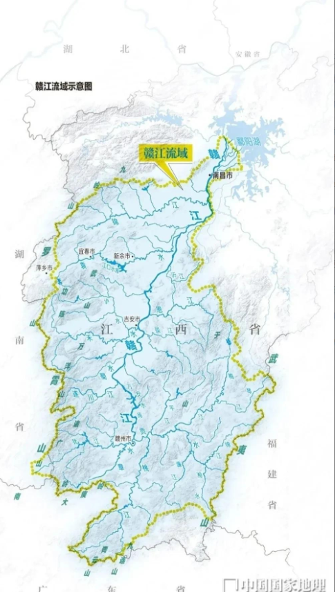 江西省主要水系:赣江流域的详细解析