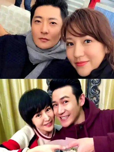 郭京飞上大孤山祈福,47岁鲍莉素颜同行变胖了,和姐姐鲍蕾不一个气质