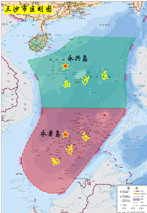 南沙群岛岛礁各国实际控制情况,大量岛礁被占,我国任重而道远