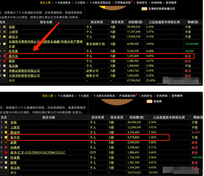 徐开东与jp摩根大量买入,股价从7元跌至4元,市值只有17亿