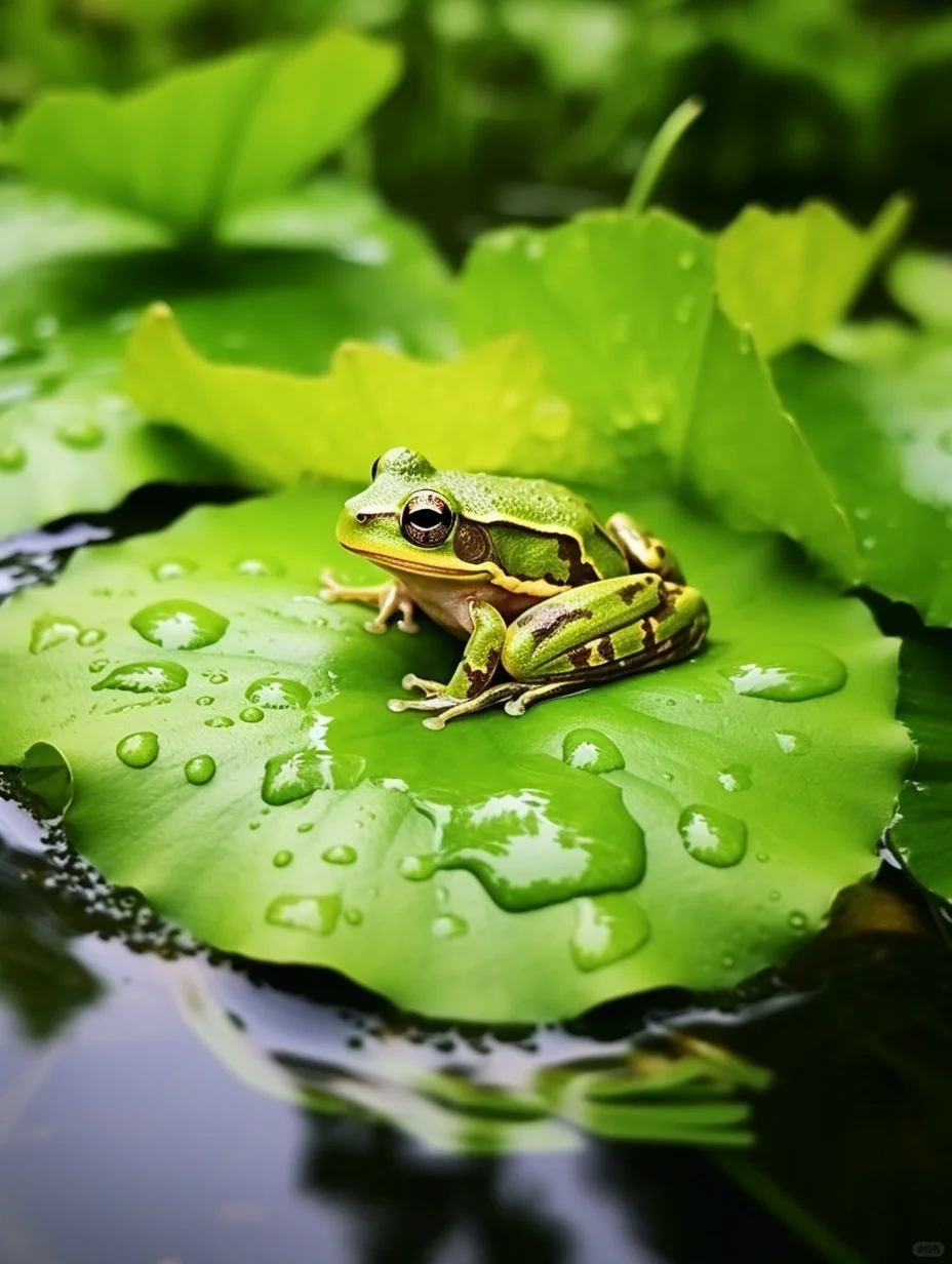 青蛙:两栖世界的奇妙居民,呼吸与环境的和谐共舞