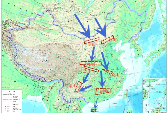 云南三大山系组成简介图片