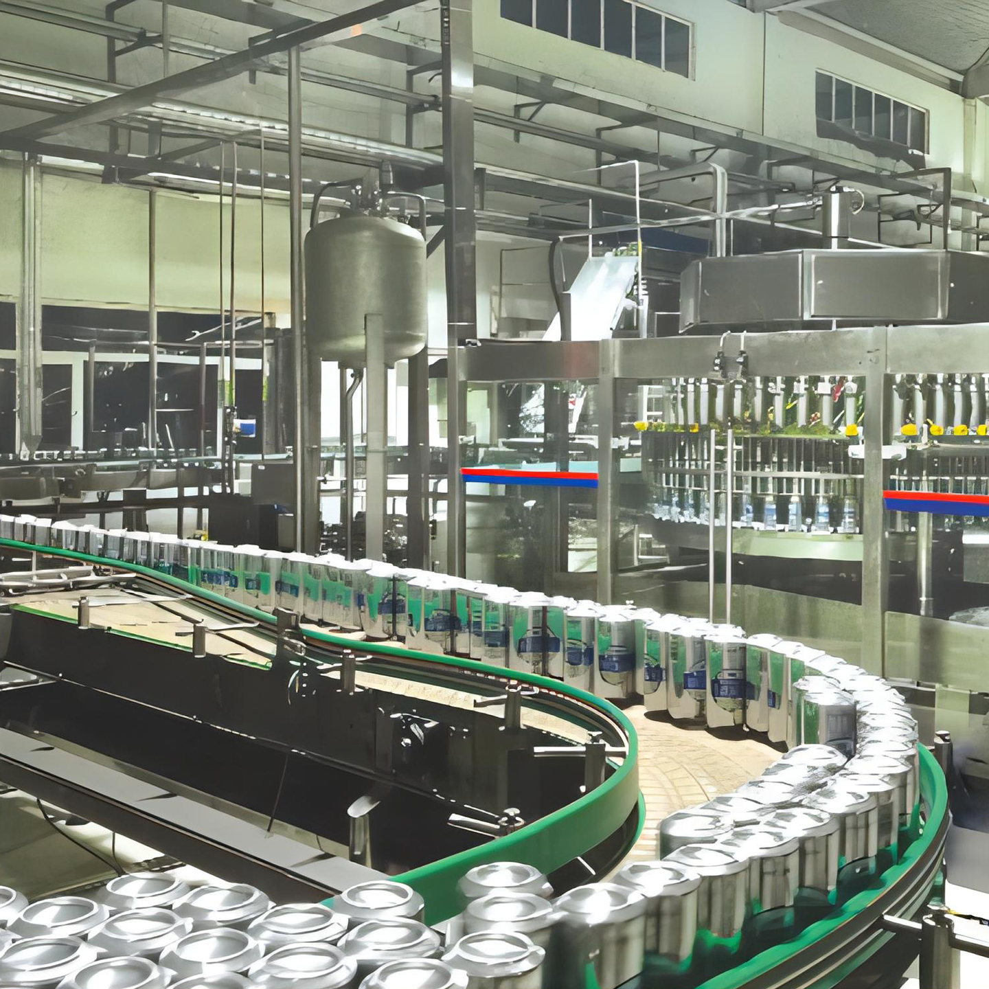 全自动易拉罐茶饮料生产线设备 整套连翘茶饮料加工设备 茶饮料生产